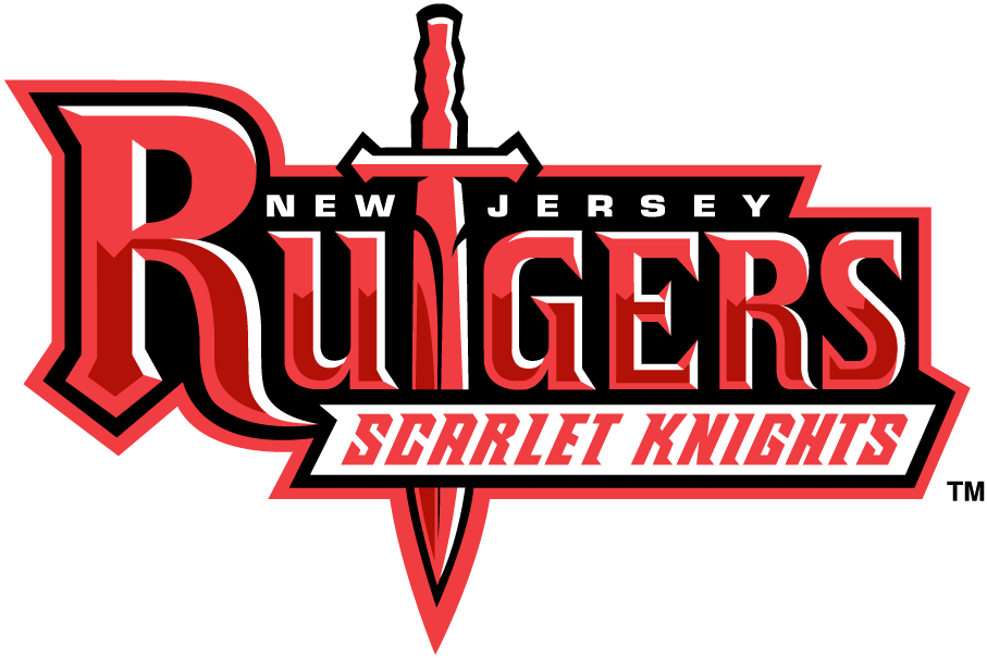 Rutgers Scarlet Knights 1995-2000 Wordmark Logo DIY iron on transfer (heat transfer)
